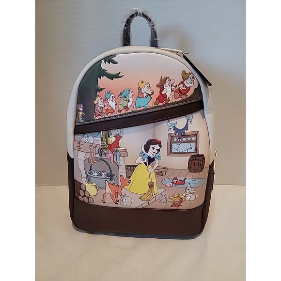 Loungefly Disney Snow White and the Seven Dwarfs Multi Scene Mini Backpack - New main image 14